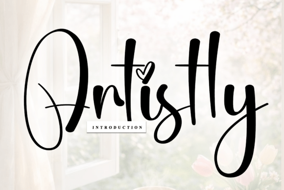 Artistly: A Rhythmic Script Font for Editorial Elegance