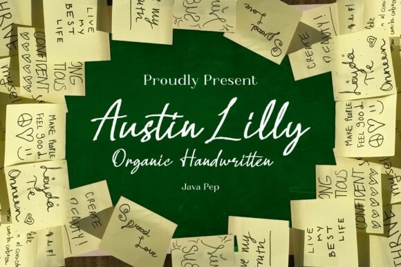 Austin Lilly: A Charming Script Font for Crafters
