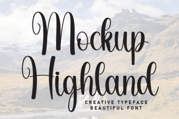 Boost Your Campaign with Mockup Highland Font