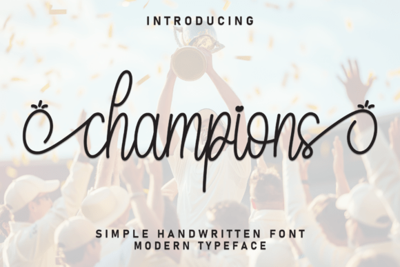 Champions: A Welcoming Display Font for Web Design