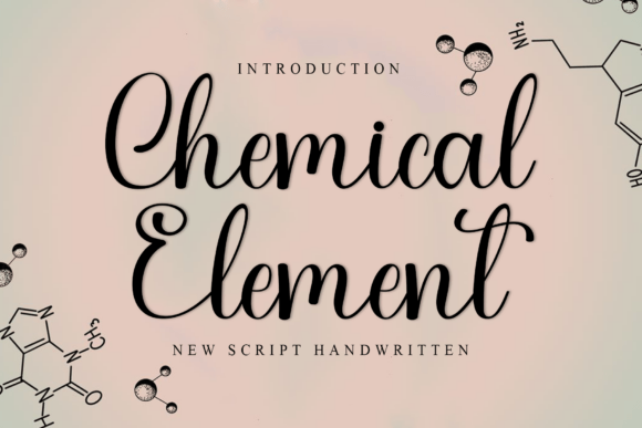 Chemical Element: A Festive Typeface for Editorial Magic