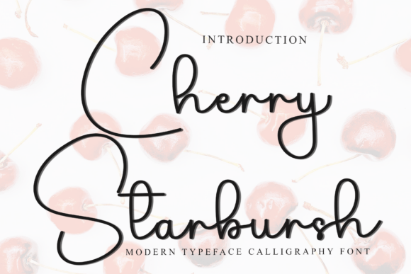 Cherry Starbursh: A Versatile and Eye-Catching Font