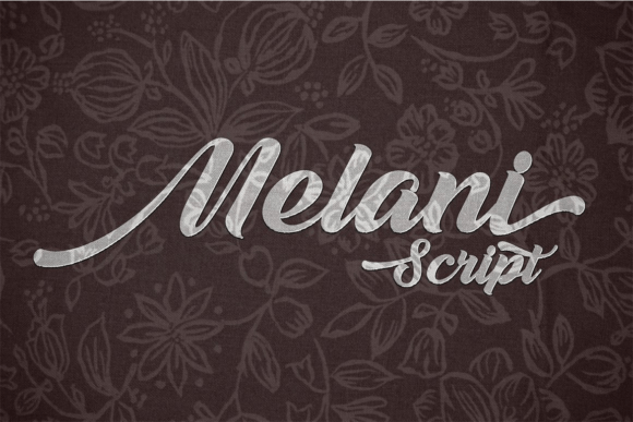 Discover Melani: A Bold and Expressive Script Font