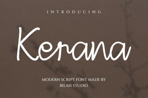 Discovering Kerana: A Font for Elegant Editorial Design