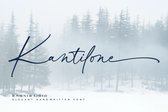Elevate Your Craft with Kantilone: An Elegant Handwritten Font