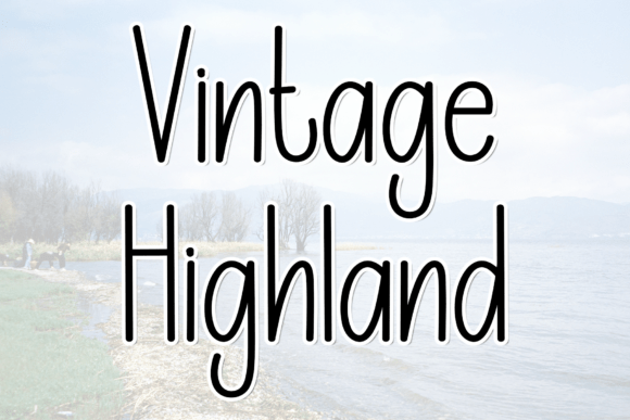Elevate Your Web Design with Vintage Highland Font