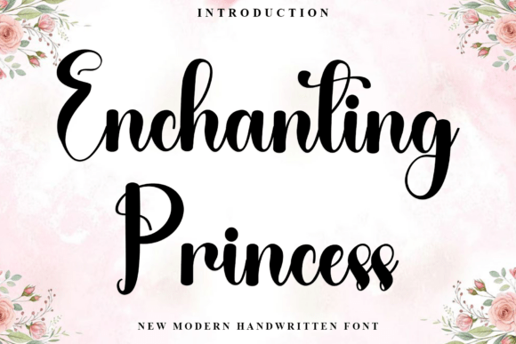 Enchanting Princess: A Festive Script Font for Captivating Campaigns