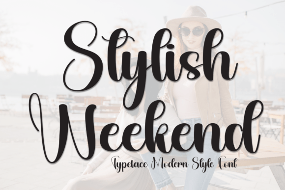 Enhance Your Brand with Stylish Weekend Font