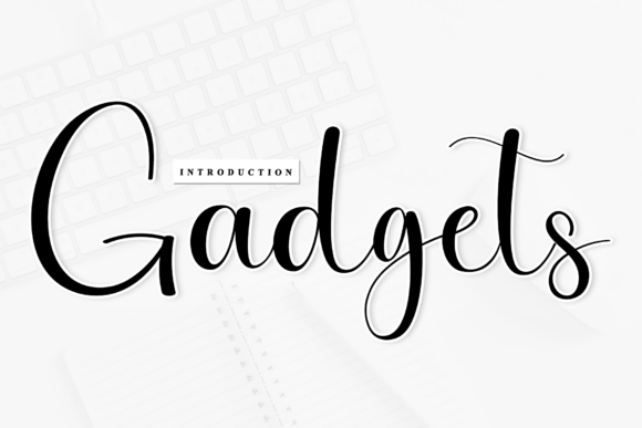 Enhance Your Brand with the Elegant Gadgets Font
