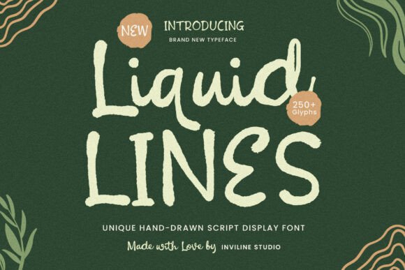Enhance Your Campaign with Liquid Lines Font