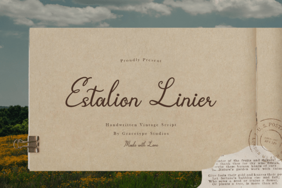 Enhance Your Campaigns with Estalion Linier Font