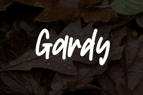 Enhance Your Craft with Gardy: A Versatile and Elegant Font
