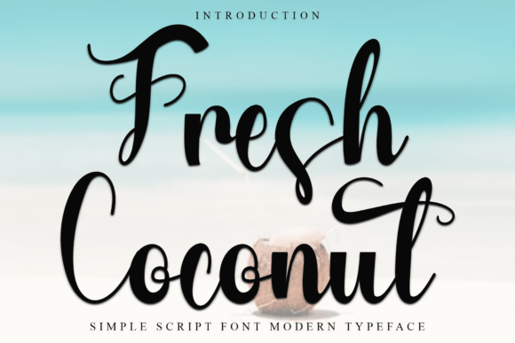 Enhance Your Web Design with Fresh Coconut Font