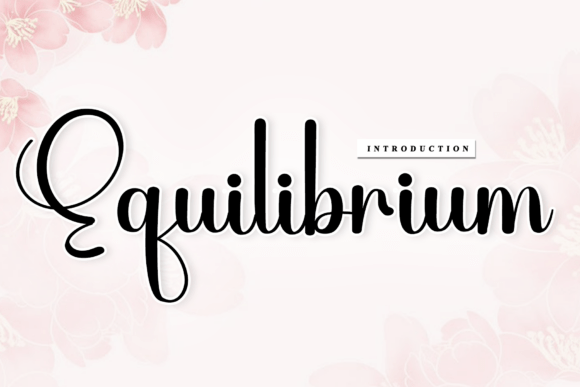 Equilibrium: A Balanced Script for Modern Design