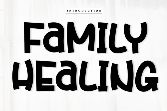 Family Healing: A Hand-Drawn Font for Editorial Warmth