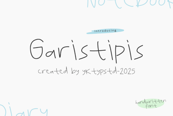 Garistipis: A Playful Font for Creative Editorial Designs