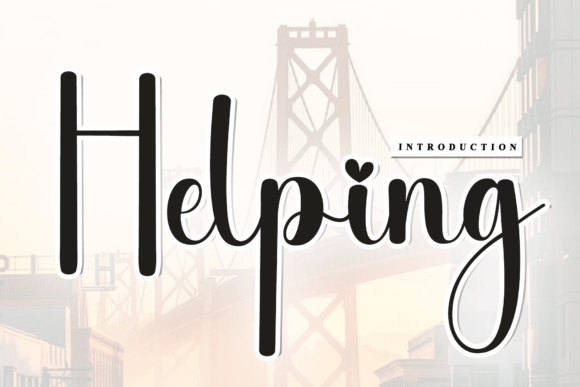 Helping: A Handwritten Font for Distinctive Web Design