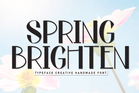 Spring Brighten: A Versatile Font for Creative Branding