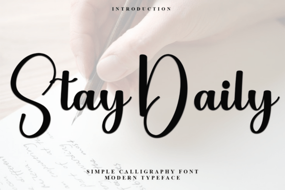 Stay Daily: A Versatile Font for Creative Branding