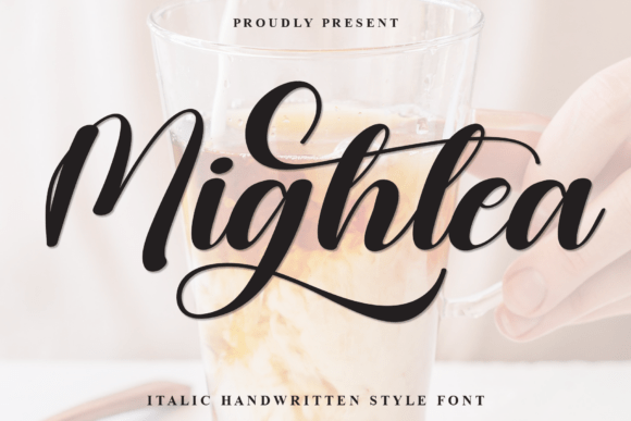 Unleash Creativity with Mightea: A Bold Script Font for Dynamic Campaigns