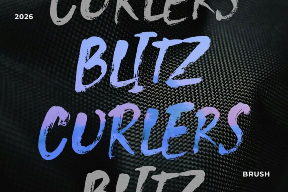 Unleashing Creativity with Blitz Curlers Font