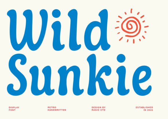 Wild Sunkie: A Playful Font for Engaging Editorial Design