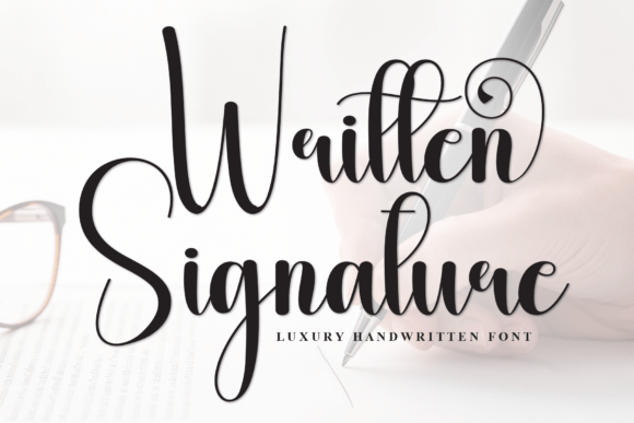 Written Signature: A Graceful Script for Elegant Projects